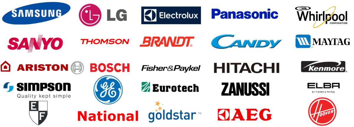 Washing Machine Brands we Repair